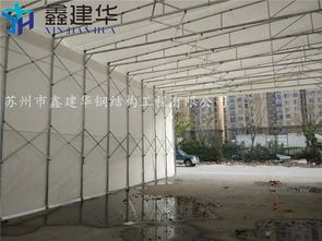 青浦鑫建華 專業定制大型推拉活動篷與帆布雨棚，打造靈活戶外遮蔽解決方案